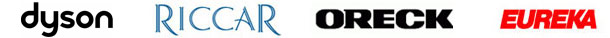 Dyson, Riccar, Oreck, Eureka and more.